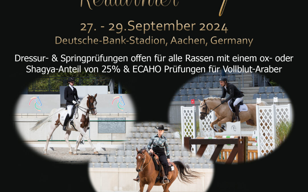 Update – ANC – Araberturnier – Neuer Nennschluss: 16.09.2024